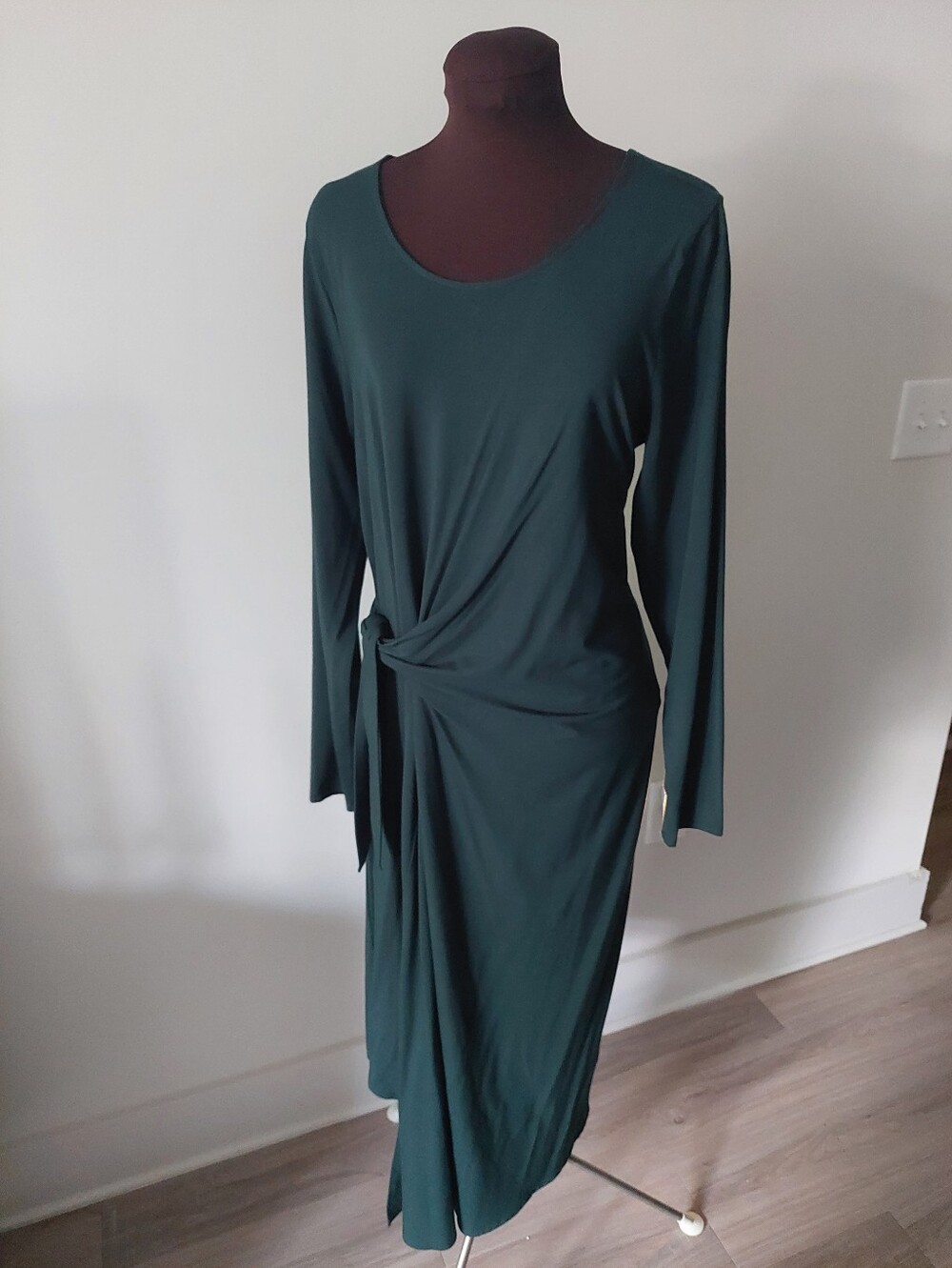 Asymmetrical Side Tie Dress